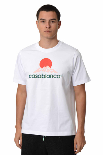 CASABLANCA T-shirt Montagne Branco