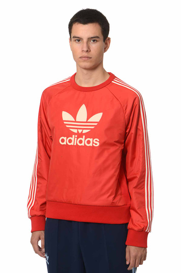 adidas X WALES BONNER Nylon Crew Sweatshirt Better Scarlet