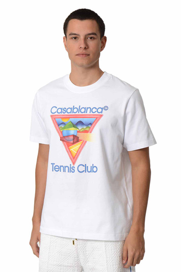 T-shirt CASABLANCA Tennis Club Icon Branco