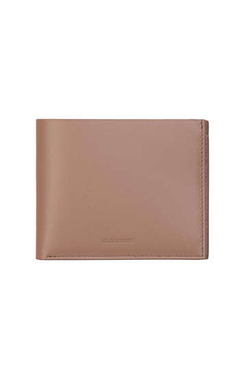 JIL SANDER Zip Pocket Wallet Peach Pink