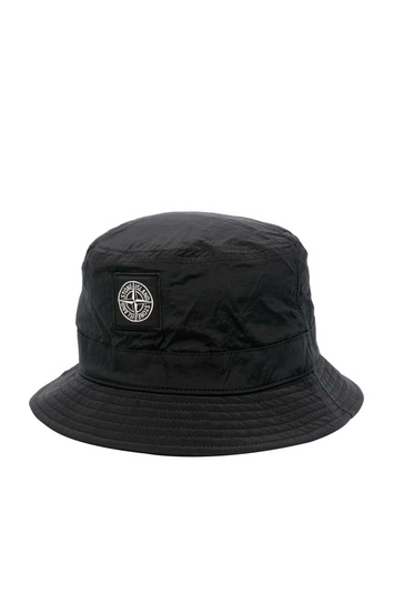 STONE ISLAND 99376 Nylon Metal In Econyl® Regenerated Nylon Bucket Hat Preto