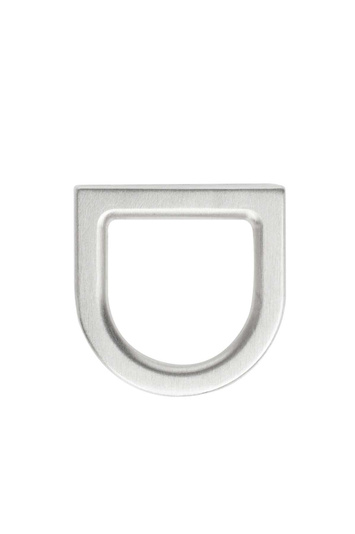 Anel RICK OWENS Dring Ring Palladio Prata 