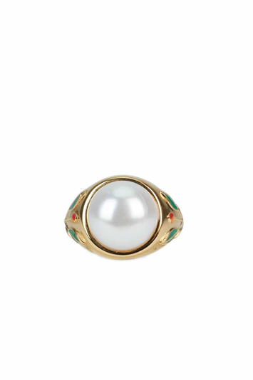 CASABLANCA Pearl Signet Ring