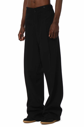 MAISON MARGIELA Barathea Wool Trousers Black