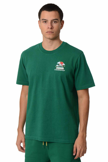 CASABLANCA T-shirt Montagne Ondulee Verde