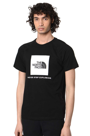 THE NORTH FACE White Box Raglan Black T-shirt
