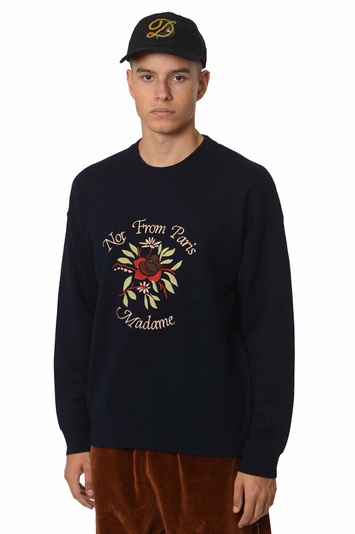 DRÔLE DE MONSIEUR Camisola de malha Le Maille Slogan Fleurs 