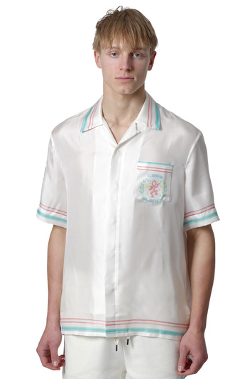 CASABLANCA Dance Joy Silk Shirt 