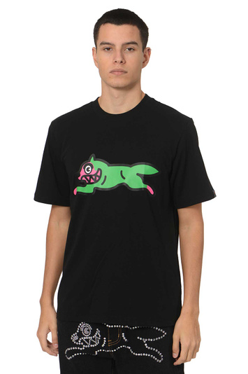 ICECREAM Running Dog T-shirt Black