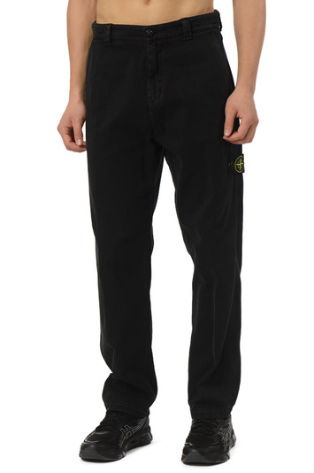 STONE ISLAND 3100008 'OLD' EFFECT Trousers Charcoal