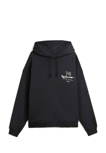 Casaco com capuz Y-3 Graphic FT Preto