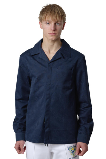 CASABLANCA Monogram Shirt Navy