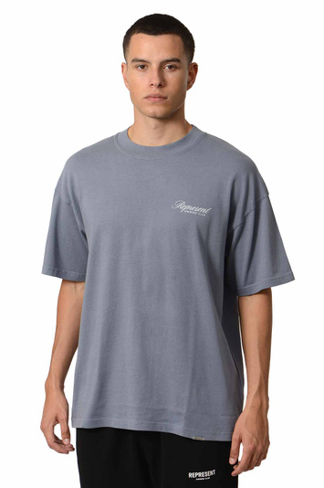 REPRESENT Owners Club Script T-Shirt Dusty Blue