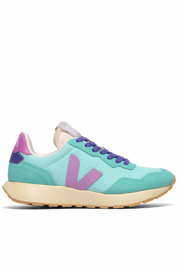 VEJA Paulistana Alveomesh Sneakers Turquoise/Mulberry 