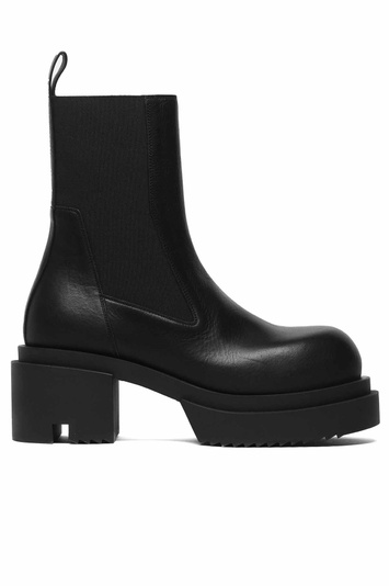 RICK OWENS Concordians Beatle Bogun Boots Black