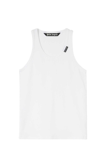 PALM ANGELS Essential Tank Top White
