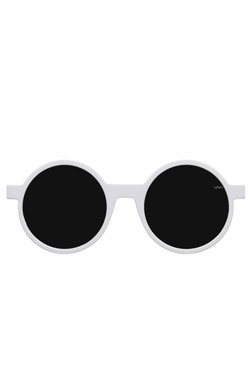 VAVA WL0016 Silver Sunglasses w/ Black Lenses