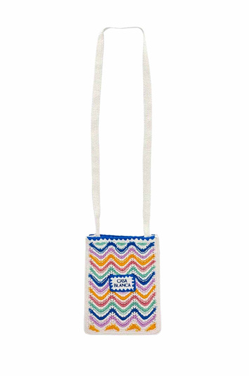 CASABLANCA Mini Wave Crochet Bag