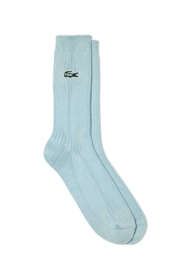 Lacoste x le FLEUR* Ribbed Socks Blue