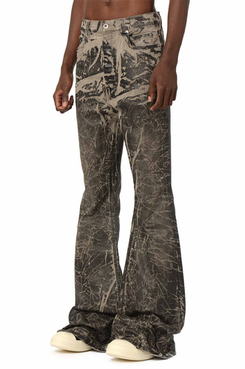 DRKSHDW Concordians Bolan Bootcut Jeans Black Washed Foil 