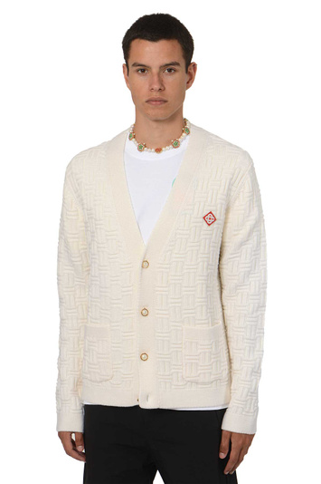 Casaco de malha em ponto coluna CASABLANCA 