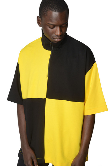 ÉTUDES Desert Checked Polo-Shirt