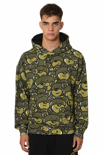 INBETWEENERS Camou Bear OG Hoodie Green
