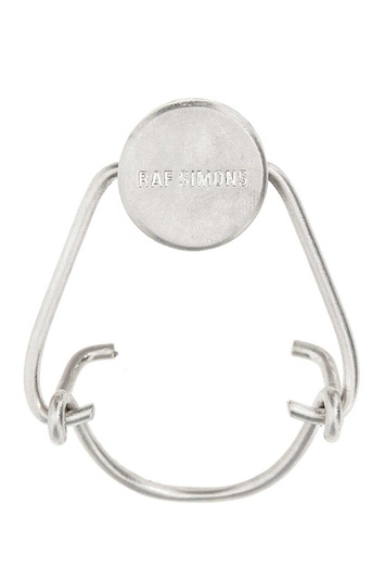 RAF SIMONS Flip Top Bootle Brooche Antique Silver