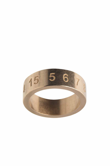 MAISON MARGIELA Numerical Ring Yellow Gold Plating