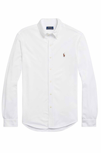 POLO RALPH LAUREN Custom Fit Stretch Oxford Shirt White