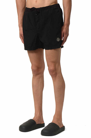 STONE ISLAND B100006 Nylon Metal In Econyl® Swim Trunks Black