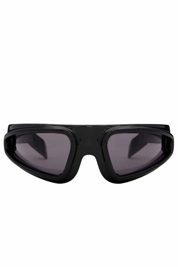 RICK OWENS Ryder Sunglasses Shiny Black