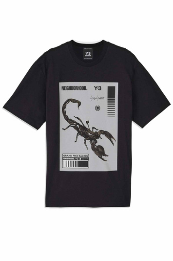 T-shirt gráfica Y-3-N Preto