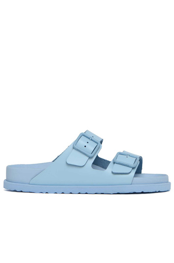 BIRKENSTOCK 1774 Arizona Premium Slides Powder Blue (Regular Fit)